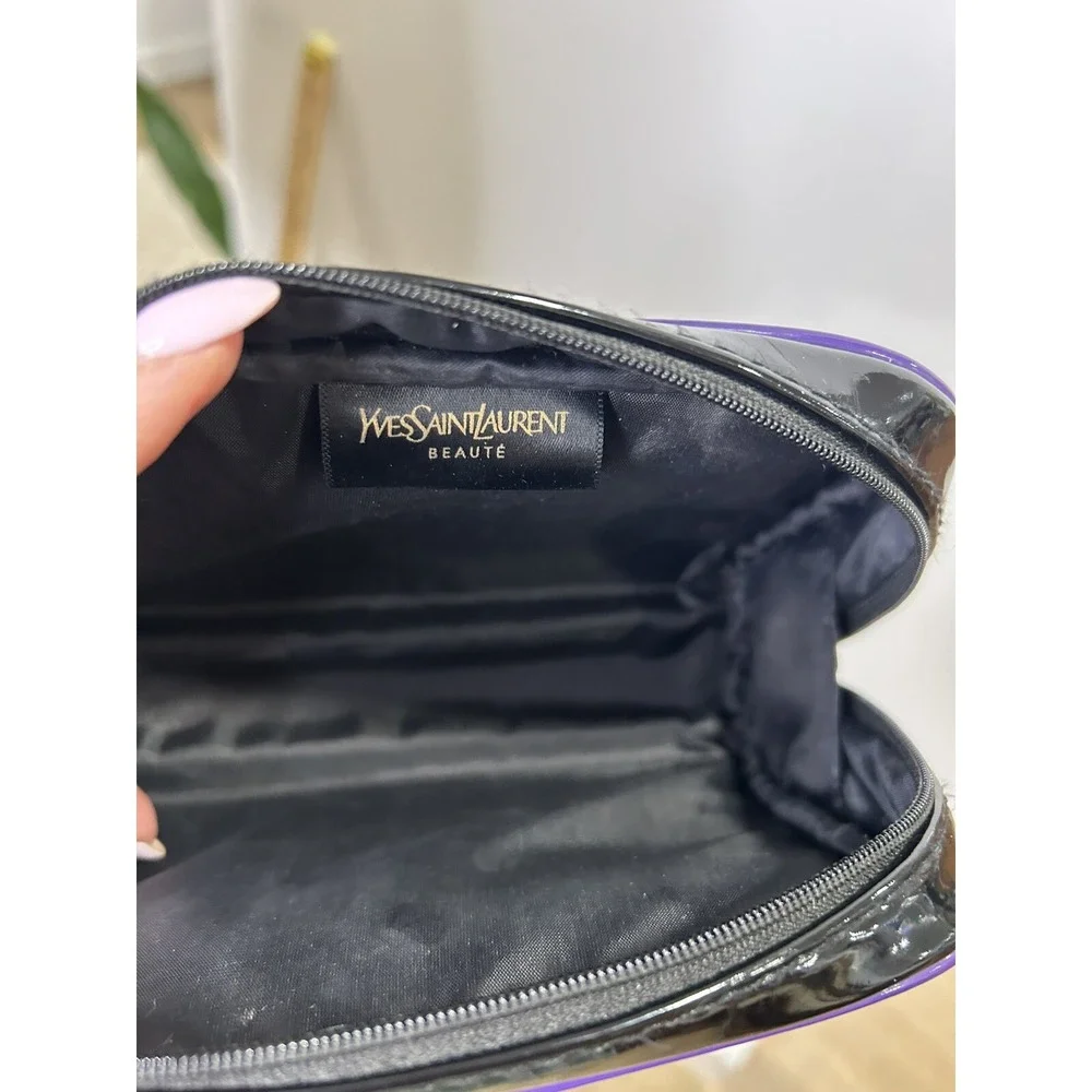 YSL Beauty Black MAKEUP COSMETIC‎ ZIP BAG -